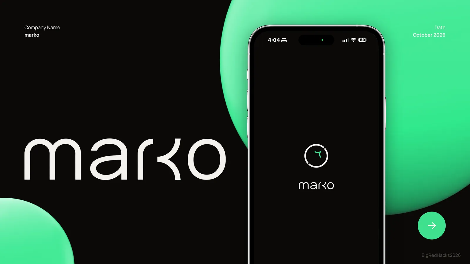 Slide 1: marko