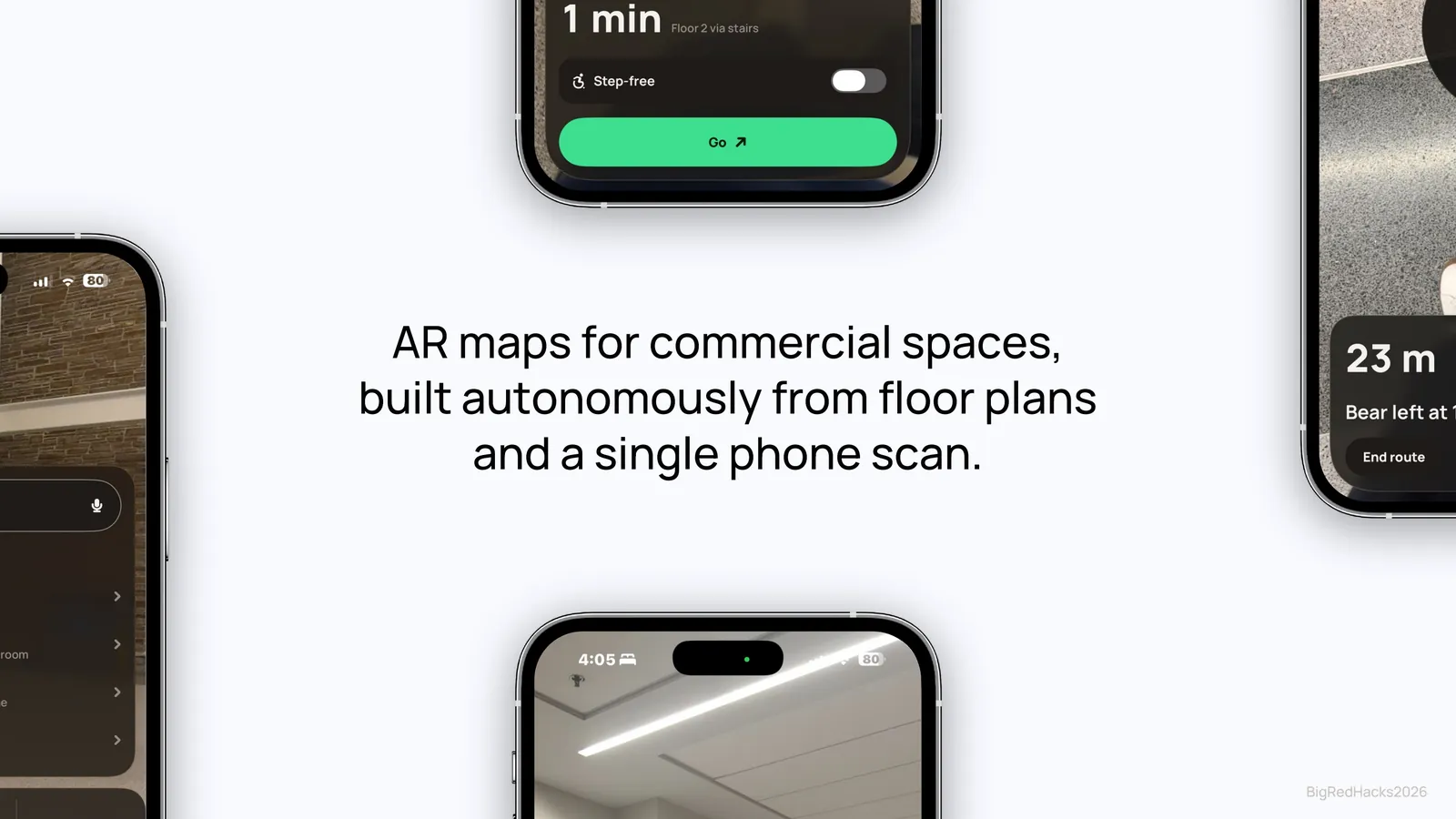 Slide 2: AR maps for commercial spaces